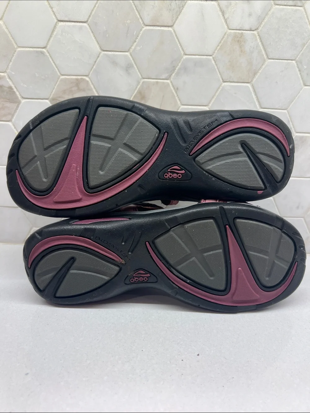 Abeo Wn 8N Huntington Leather Sport Sandals Women's Comfort Hiking Purple